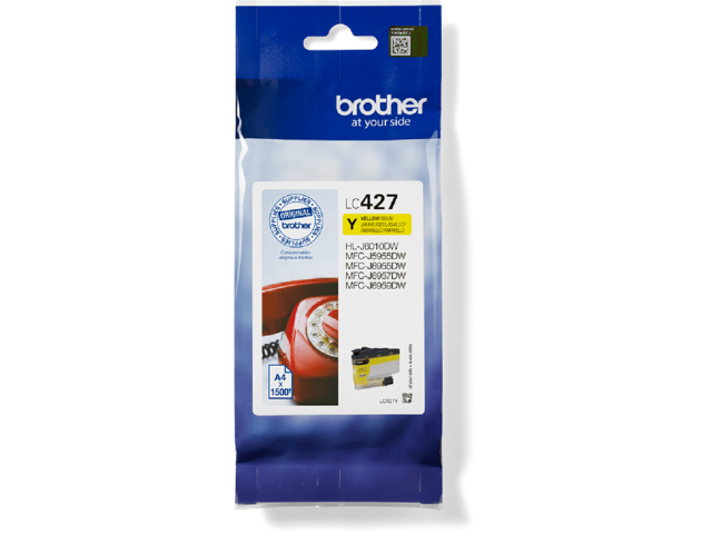 Консумативи Оригинален Brother LC427Y Yellow Ink Cartridge