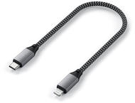Кабели и Адаптери Satechi USB-C to Lightning Short Cable 25cm - Space Grey