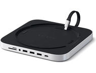 USB Хъб Satechi Aluminium TYPE-C Stand and Hub for Mac Mini - Silver