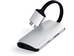 USB Хъб Satechi TYPE-C Dual Multimedia Adapter - Silver