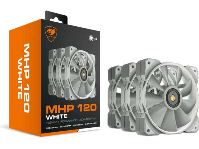 Вентилатори COUGAR MHP 120 White (3 Fan Pack)