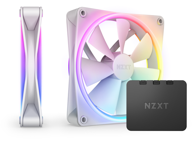 Вентилатори NZXT F140 RGB Duo Twin Pack White