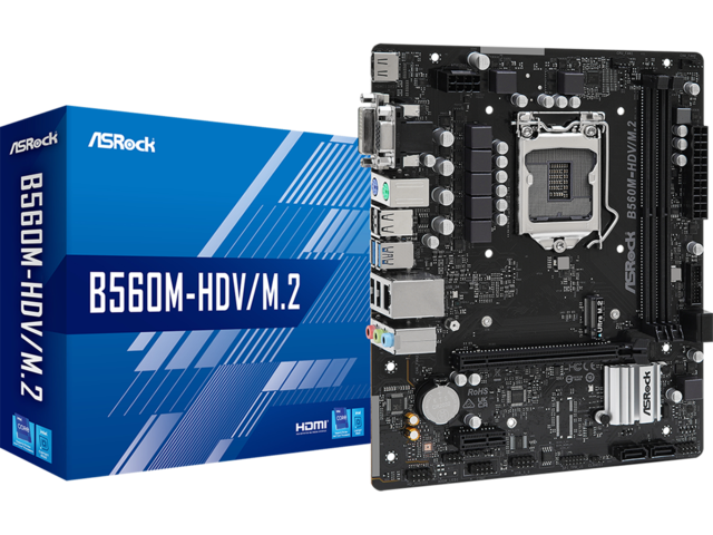 Дънни платки ASRock B560M-HDV/M.2