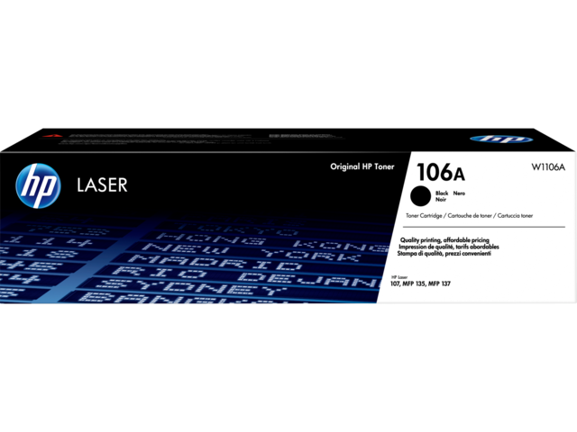 Консумативи HP 106A Black Original Laser Toner Cartridge