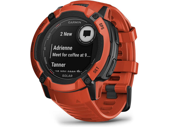 Смарт часовници Garmin Instinct 2X Solar Flame Red