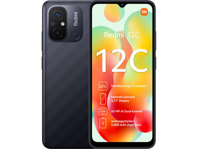Смартфони Xiaomi Redmi 12C 3GB/64GB, Graphite Gray