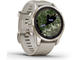 Смарт часовници Garmin fenix 7S Pro Sapphire Solar Edition - Soft Gold с Light Sand каишка