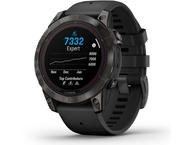 Смарт часовници Garmin fenix 7 Pro Sapphire Solar Edition - Carbon Grey DLC Titanium с Black каишка