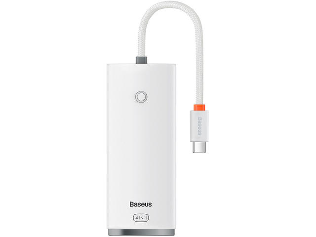 USB Хъб Baseus USB хъб WKQX030302, Бял
