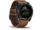 Смарт часовници Garmin Epix Pro (Gen 2) Sapphire Edition 51 мм Carbon Grey DLC Titanium с Chestnut кожена каишка