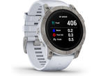 Смарт часовници Garmin Epix Pro (Gen 2) Sapphire Edition 51 мм Titanium с Whitestone каишка