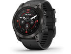 Смарт часовници Garmin Epix Pro (Gen 2) Sapphire Edition 51 мм Carbon Grey DLC Titanium с Black каишка