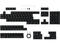 Капачки за клавиатури ASUS ROG PBT Doubleshot Keycap Set for gamers