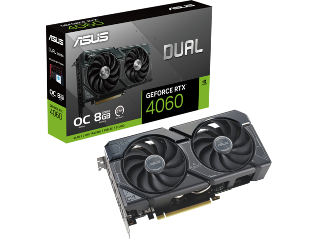 Видео карти ASUS Dual GeForce RTX 4060 OC 8GB