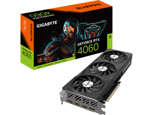 Видео карти GIGABYTE GeForce RTX 4060 GAMING OC 8GB