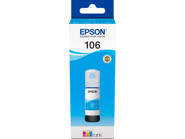 Консумативи Epson 106 EcoTank Cyan ink bottle