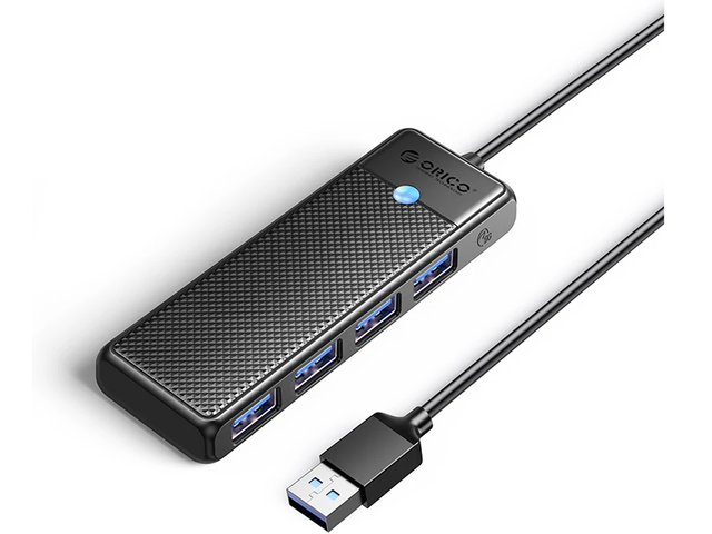 USB Хъб Orico USB 3.0 PAPW4A-U3-015 черен