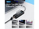 USB Хъб Orico Type-C PW3UR-C3-015-BK