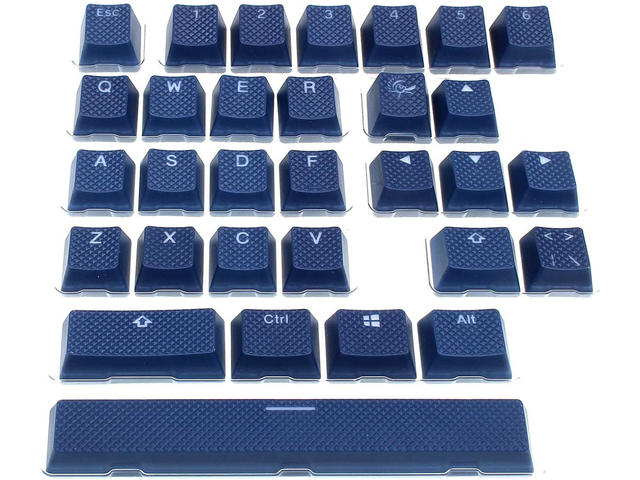 Капачки за клавиатури Ducky Navy 31-Keycap Set Rubber Backlit Double-Shot US Layout