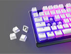 Капачки за клавиатури Steelseries PrismCaps PBT Doubleshot 105-Keycap White UK-Layout