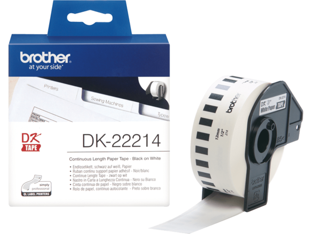 Хартия Brother DK-22214 Continuous Length Paper Tape
