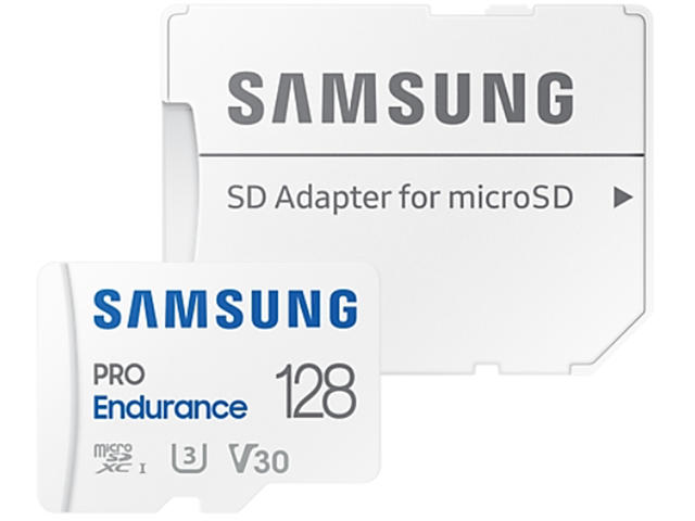 Карти памет Samsung 128GB microSD PRO Endurance with Adapter, Class10