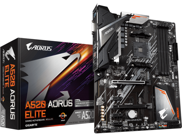 Дънни платки Gigabyte A520 AORUS Elite (rev. 1.1) 