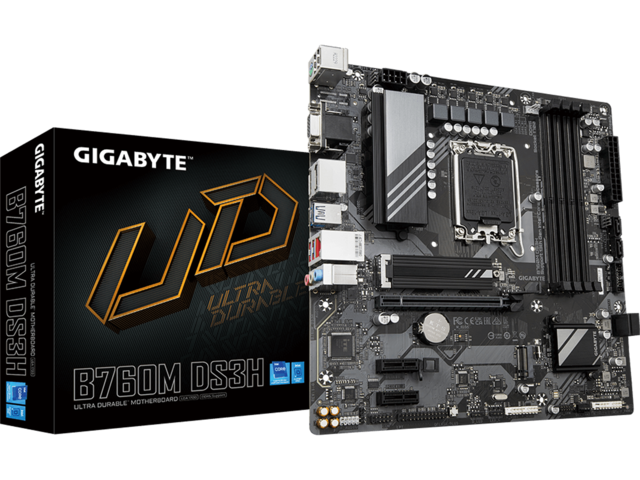 Дънни платки GIGABYTE B760M DS3H DDR5