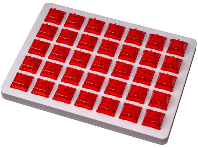 Суичове за клавиатури Keychron Gateron Phantom Red Switch Set 35 броя