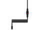 Кабели за клавиатури HyperX Coiled Cable USB-C Gray-Black