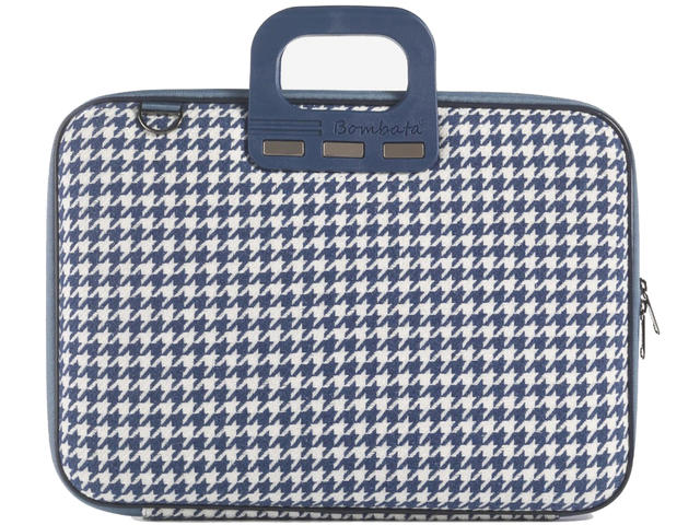 Чанти за Лаптопи Bombata Pied de Poule 15.6" - 16" Blue