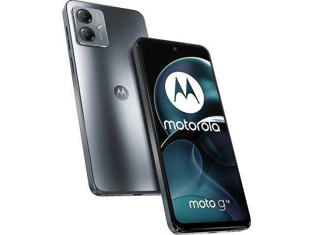 Смартфони Motorola Moto G14 128GB, Steel Gray