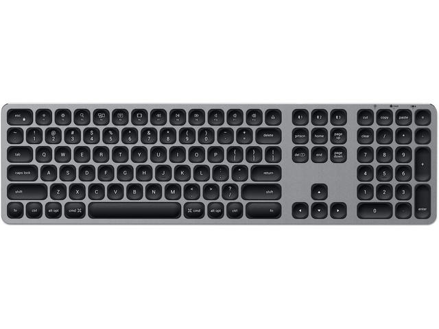 Клавиатури Satechi Aluminum Bluetooth Wireless Keyboard for Mac - US - Space Grey