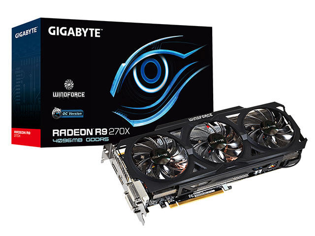 Видео карти Gigabyte R9 270X 4GB
