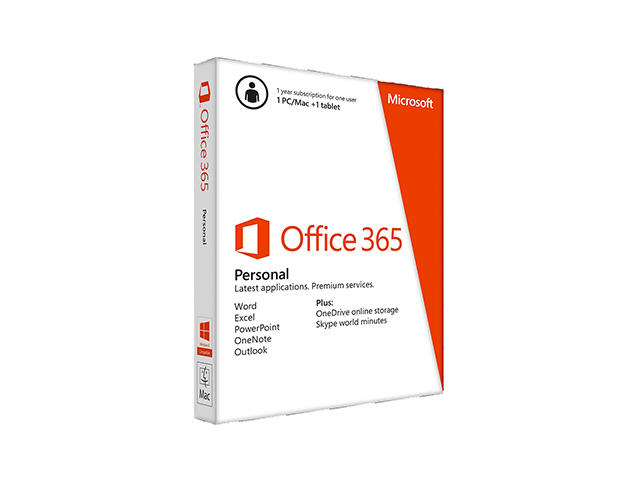 Офис програми Microsoft Office 365 Personal English Medialess P - Абонамент за 1 година