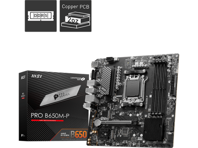 Дънни платки MSI PRO B650M-P