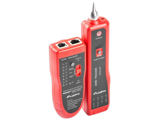 Джаджи Инструмент, Lanberg multifunctional wire pair tracer RJ-45, RJ-12, RJ-11, coaxial
