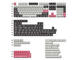 Капачки за клавиатури Keychron Cherry Profile Double - Shot PBT Full Set 219 Keycaps - Dolch Pink
