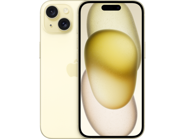 Смартфони Apple iPhone 15 - 6GB RAM / 512GB, Yellow