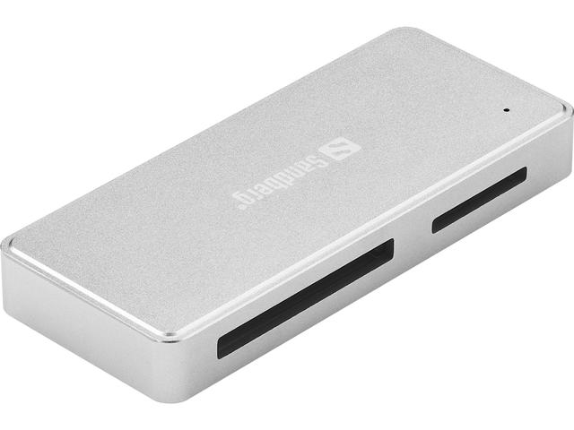 USB Хъб Sandberg USB-C+A CFast+SD Card Reader