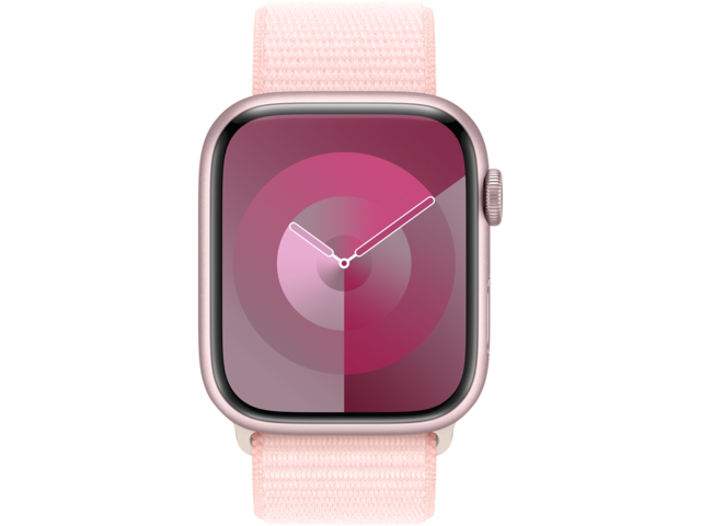Смарт часовници Apple Watch S9 GPS 41mm Pink Alu Case w Light Pink Sport Loop
