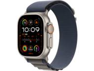 Смарт часовници Apple Watch Ultra2 Cellular, 49mm Titanium Case w Blue Alpine Loop - Large