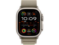 Смарт часовници Apple Watch Ultra2 Cellular, 49mm Titanium Case w Olive Alpine Loop - Small
