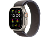 Смарт часовници Apple Watch Ultra2 Cellular, 49mm Titanium Case w Blue/Black Trail Loop - M/L