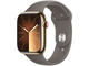 Смарт часовници Apple Watch S9 Cellular 41mm Gold Stainless Steel Case w Clay Sport Band - M/L