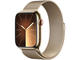 Смарт часовници Apple Watch S9 Cellular 41mm Gold Stainless Steel Case w Gold Milanese Loop