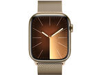 Смарт часовници Apple Watch S9 Cellular 45mm Gold Stainless Steel Case w Gold Milanese Loop