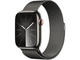 Смарт часовници Apple Watch S9 Cellular 45mm Graphite Stainless Steel Case w Graphite Milanese Loop