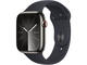 Смарт часовници Apple Watch S9 Cellular 41mm Graphite Stainless Steel Case w Midnight Sport Band - M/L