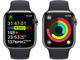 Смарт часовници Apple Watch S9 Cellular 41mm Graphite Stainless Steel Case w Midnight Sport Band - M/L
